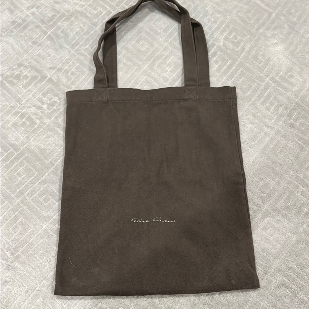 Rick Owens Brown Tote Bag